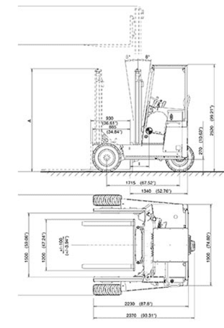 Truck Mounted Forklift CR253 2